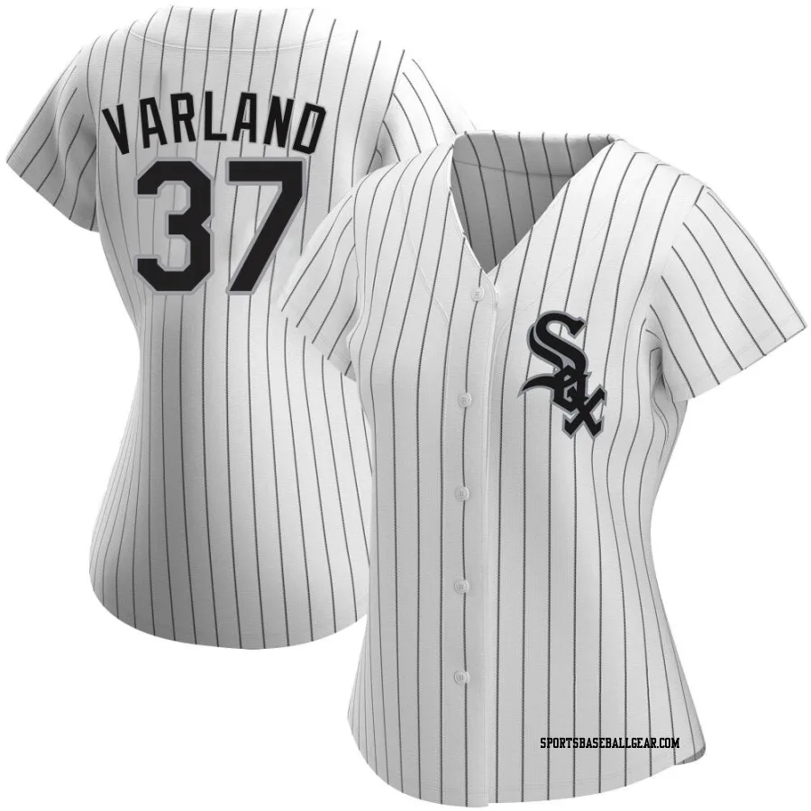 Gus Varland Women's Chicago White Sox White Authentic Home Jersey
