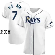Ha-Seong Kim Men's Tampa Bay Rays White Authentic Home Jersey
