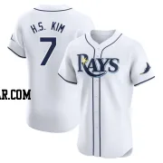 Ha-Seong Kim Men's Tampa Bay Rays White Elite Home Jersey