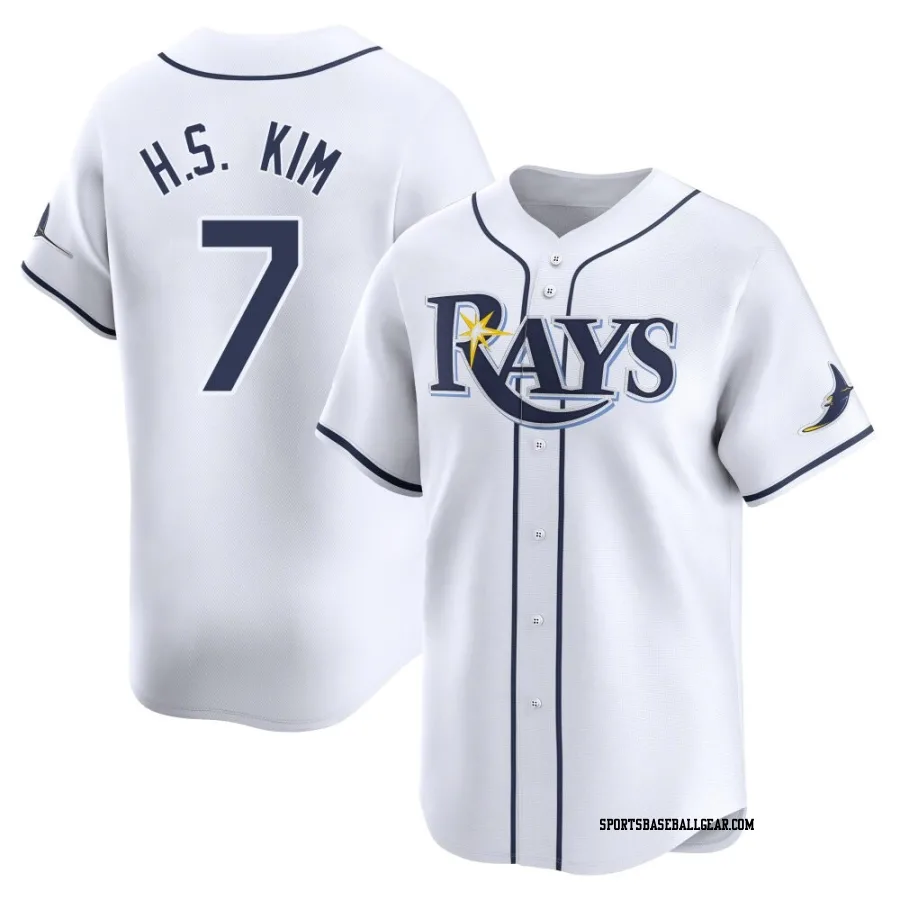 Ha-Seong Kim Men's Tampa Bay Rays White Limited Home Jersey