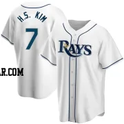 Ha-Seong Kim Men's Tampa Bay Rays White Replica Home Jersey
