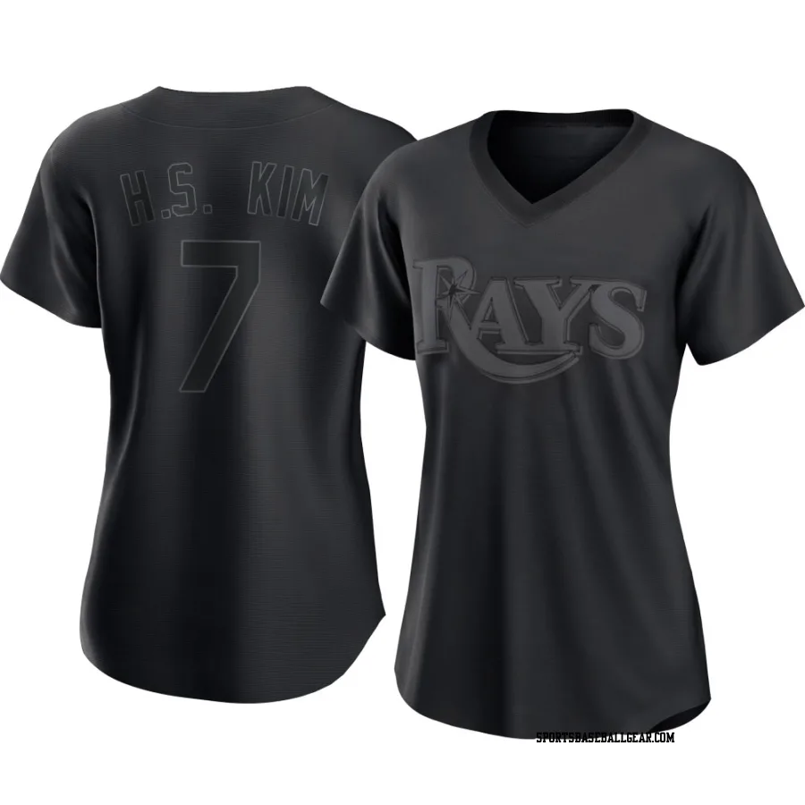 Ha-Seong Kim Women's Tampa Bay Rays Black Replica Pitch Fashion Jersey