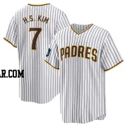 Ha-Seong Kim Youth San Diego Padres White Replica 2024 World Tour Seoul Series Home Jersey
