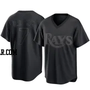 Ha-Seong Kim Youth Tampa Bay Rays Black Replica Pitch Fashion Jersey