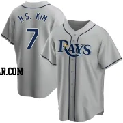 Ha-Seong Kim Youth Tampa Bay Rays Gray Replica Road Jersey