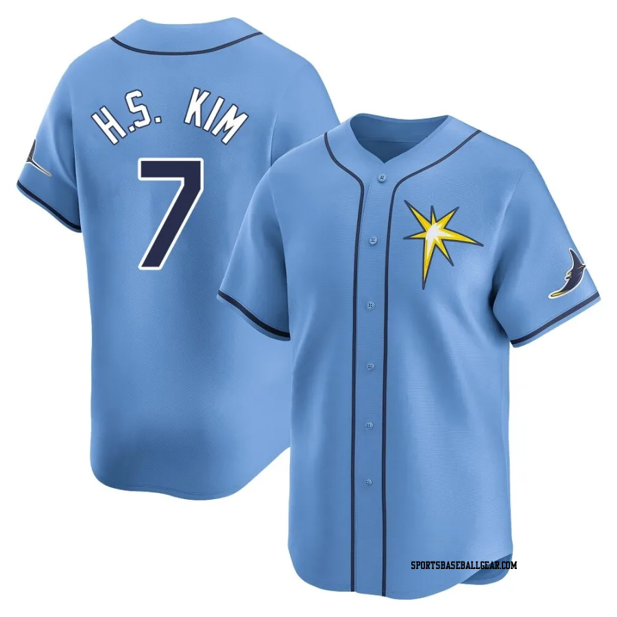 Ha-Seong Kim Youth Tampa Bay Rays Light Blue Limited Alternate Jersey