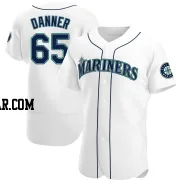 Hagen Danner Men's Seattle Mariners White Authentic Home Jersey