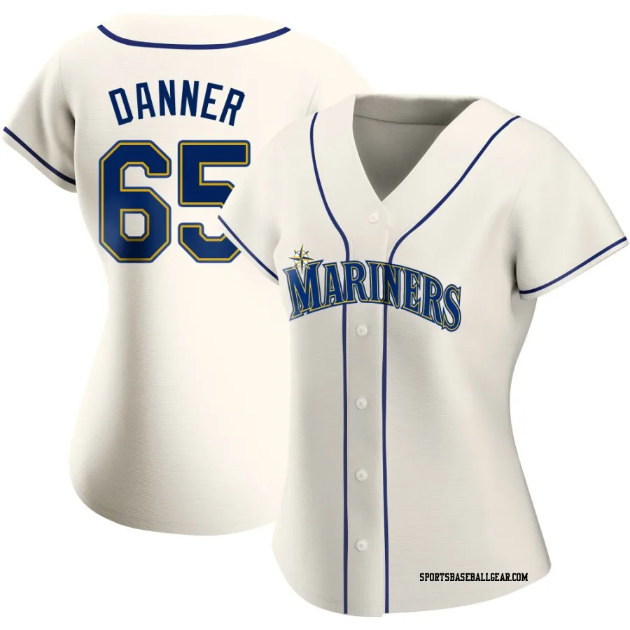 Hagen Danner Women's Seattle Mariners Cream Replica Alternate Jersey