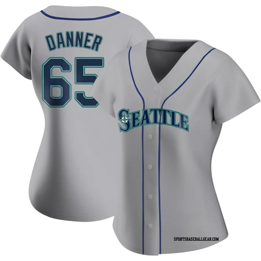 Hagen Danner Women's Seattle Mariners Gray Replica Road Jersey