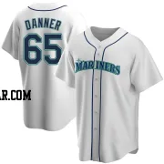 Hagen Danner Youth Seattle Mariners White Replica Home Jersey