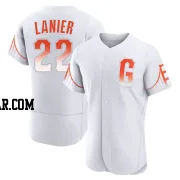 Hal Lanier Men's San Francisco Giants White Authentic 2021 City Connect Jersey
