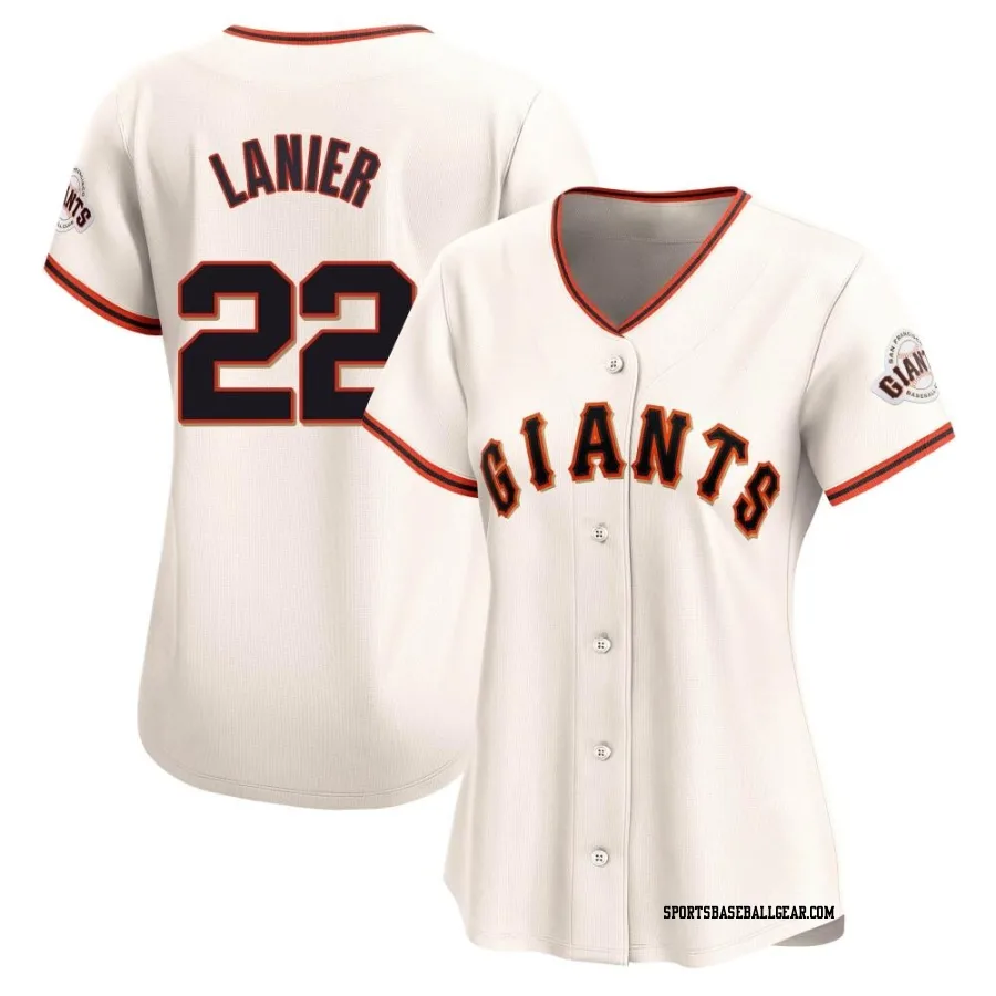 Hal Lanier Women's San Francisco Giants Cream Limited Home Jersey