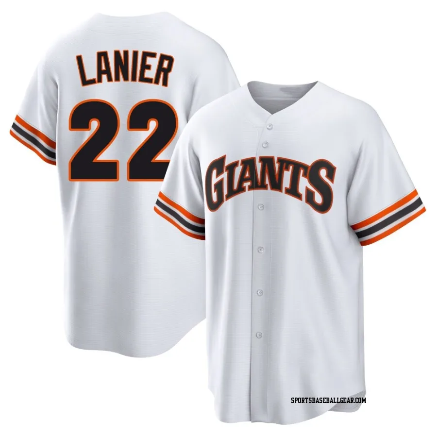 Hal Lanier Youth San Francisco Giants White Limited Throwback Cooperstown Collection Jersey