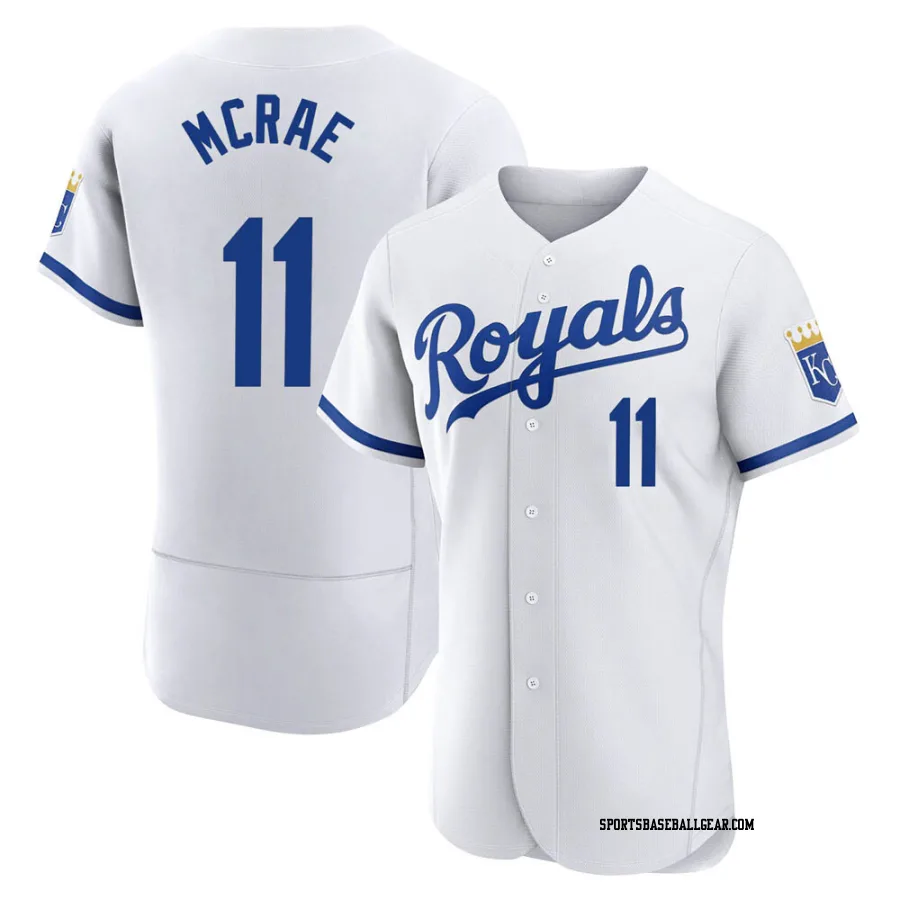 Hal Mcrae Men's Kansas City Royals White Authentic 2022 Home Jersey