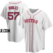 Hansel Robles Men's Boston Red Sox White Replica Alternate Jersey