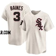 Harold Baines Men's Chicago White Sox Cream Limited Throwback Cooperstown Jersey