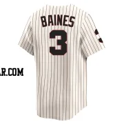 Harold Baines Men's Chicago White Sox Cream Limited Throwback Cooperstown Jersey