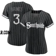 Harold Baines Women's Chicago White Sox Black Replica 2021 City Connect Jersey
