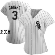 Harold Baines Women's Chicago White Sox White Replica Home Jersey