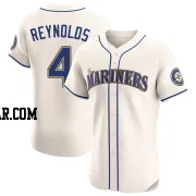 Harold Reynolds Men's Seattle Mariners Cream Elite Alternate Jersey