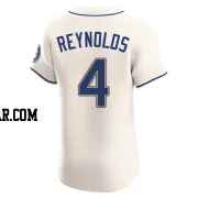 Harold Reynolds Men's Seattle Mariners Cream Elite Alternate Jersey