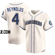 Harold Reynolds Men's Seattle Mariners Cream Limited Alternate Jersey