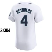 Harold Reynolds Men's Seattle Mariners White Elite Home Jersey