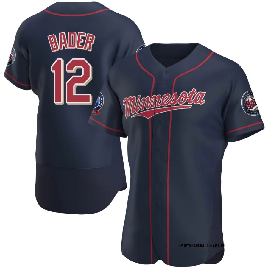Harrison Bader Men's Minnesota Twins Navy Authentic Alternate 60th Season Jersey