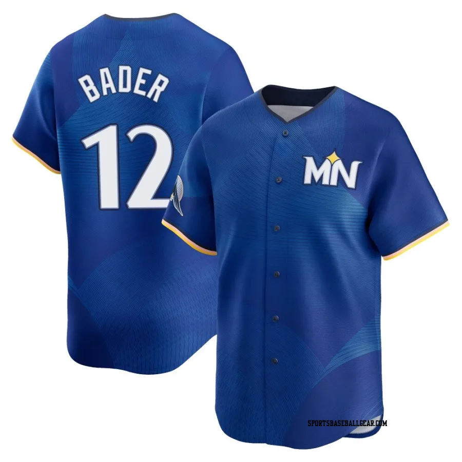 Harrison Bader Men's Minnesota Twins Royal Limited 2024 City Connect Jersey