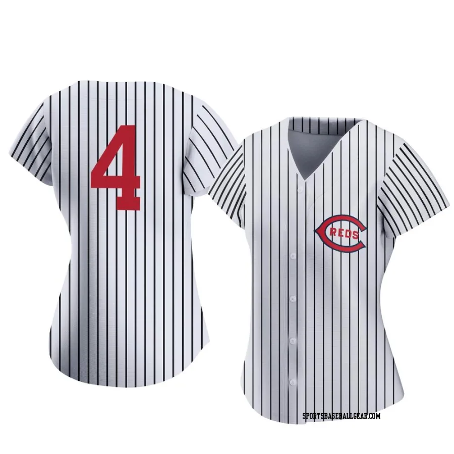 Harrison Bader Women's Cincinnati Reds White Replica 2022 Field Of Dreams Jersey