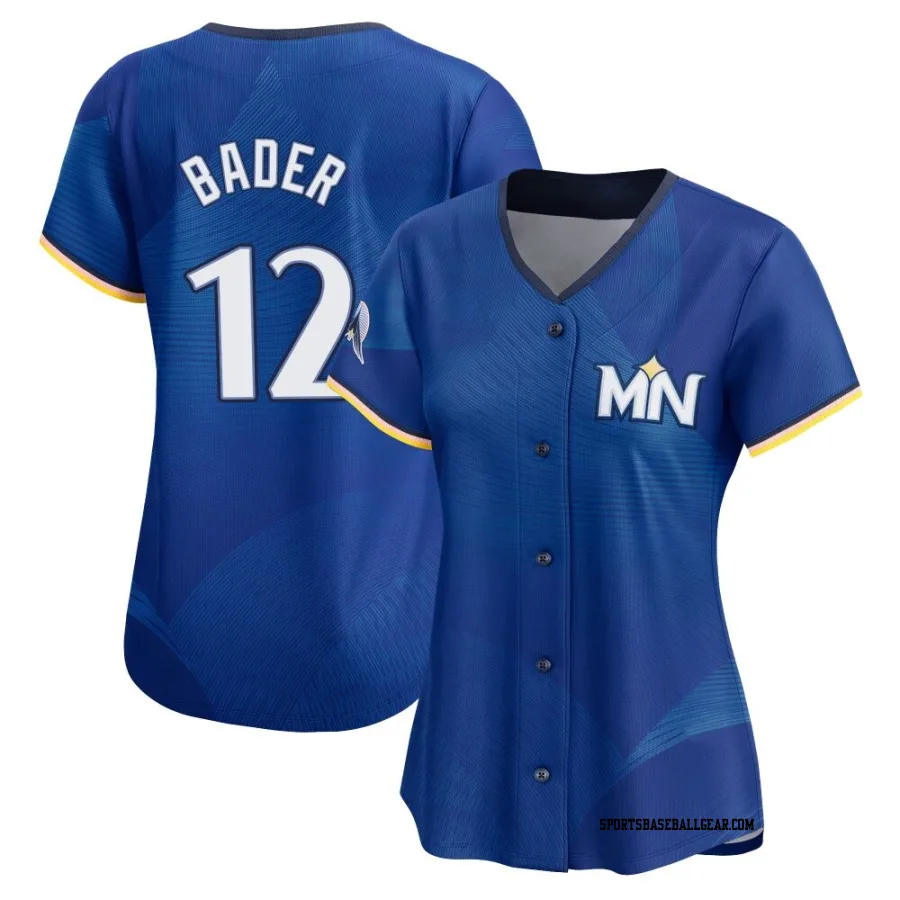 Harrison Bader Women's Minnesota Twins Royal Limited 2024 City Connect Jersey