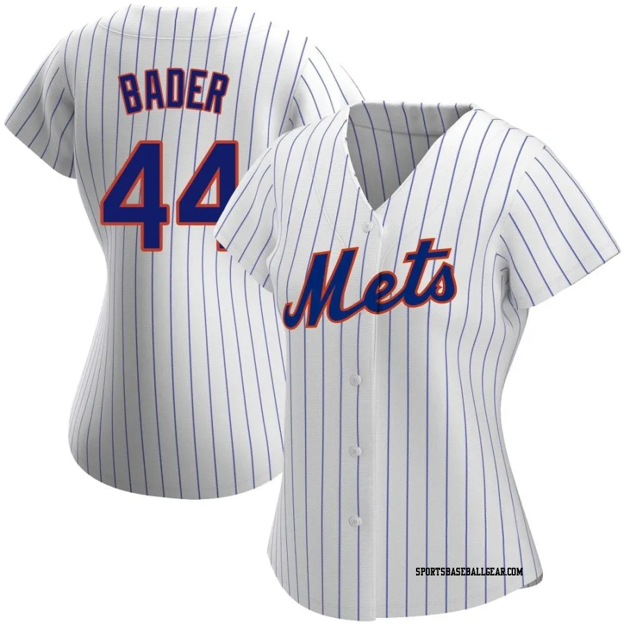 Harrison Bader Women's New York Mets White Authentic Home Jersey