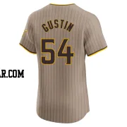 Harry Gustin Men's San Diego Padres Brown Elite Alternate Jersey