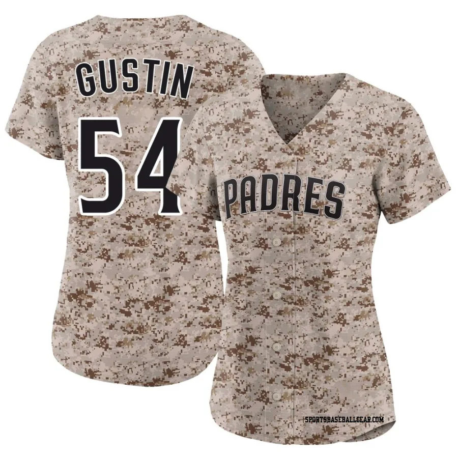 Harry Gustin Women's San Diego Padres Camo Limited 2nd Alternate Jersey