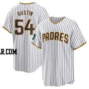 Harry Gustin Youth San Diego Padres White Replica 2024 World Tour Seoul Series Home Jersey