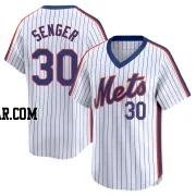 Hayden Senger Men's New York Mets White Limited Cooperstown Collection Jersey