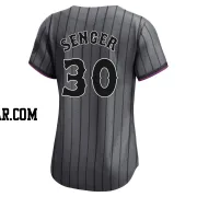 Hayden Senger Women's New York Mets Limited Graphite 2024 City Connect Jersey