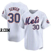 Hayden Senger Youth New York Mets White Limited Home Jersey