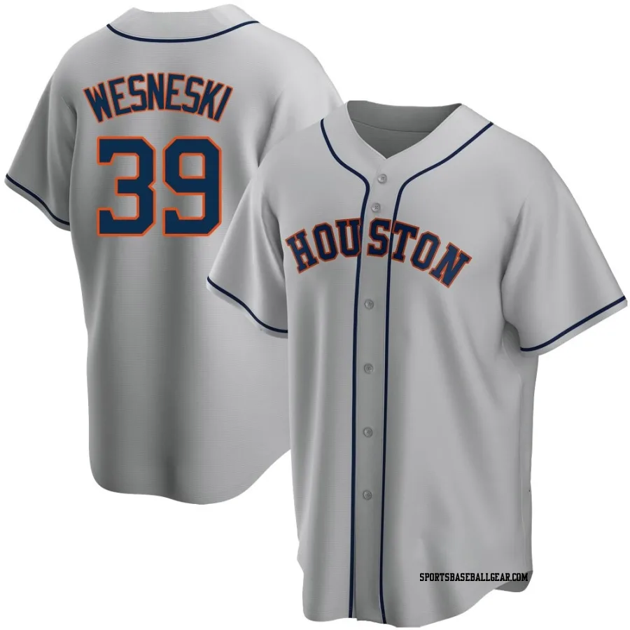 Hayden Wesneski Men's Houston Astros Gray Replica Road Jersey