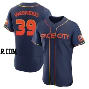 Hayden Wesneski Men's Houston Astros Navy Authentic 2022 City Connect Jersey