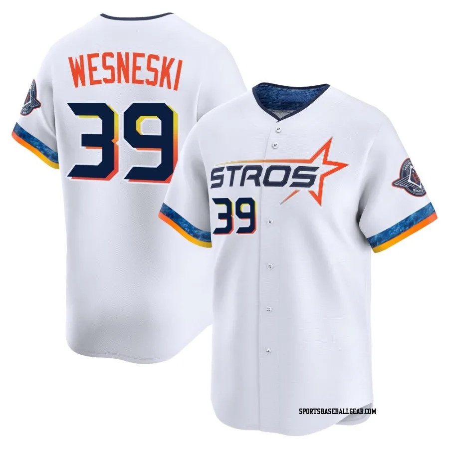 Hayden Wesneski Men's Houston Astros White Limited 2025 City Connect Jersey