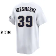 Hayden Wesneski Men's Houston Astros White Limited Throwback Cooperstown Collection Jersey