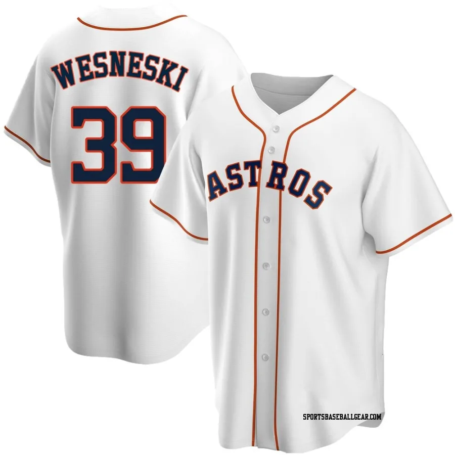 Hayden Wesneski Men's Houston Astros White Replica Home Jersey