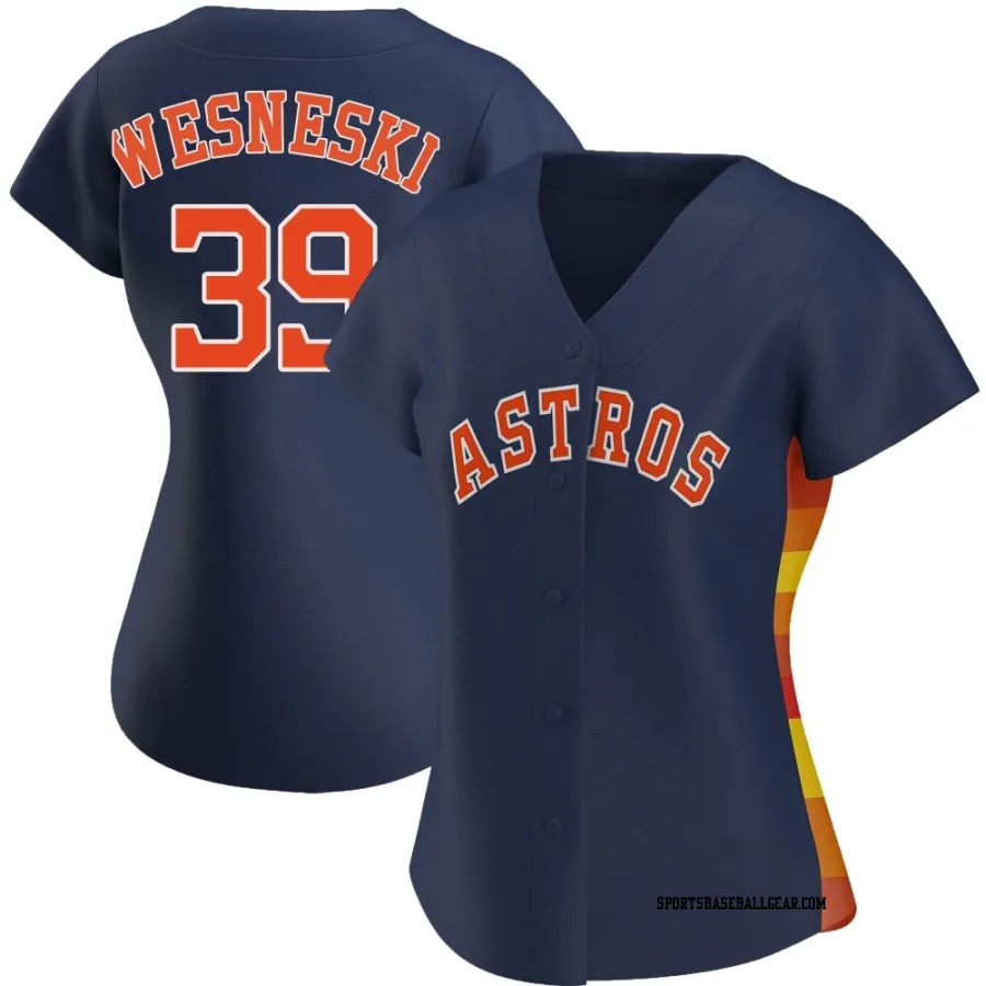 Hayden Wesneski Women's Houston Astros Navy Replica Alternate Jersey
