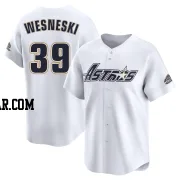Hayden Wesneski Youth Houston Astros White Limited Throwback Cooperstown Collection Jersey