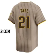 Heath Bell Men's San Diego Padres Limited Tan Alternate Jersey