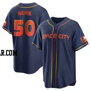 Hector Neris Men's Houston Astros Navy Replica 2022 City Connect Jersey