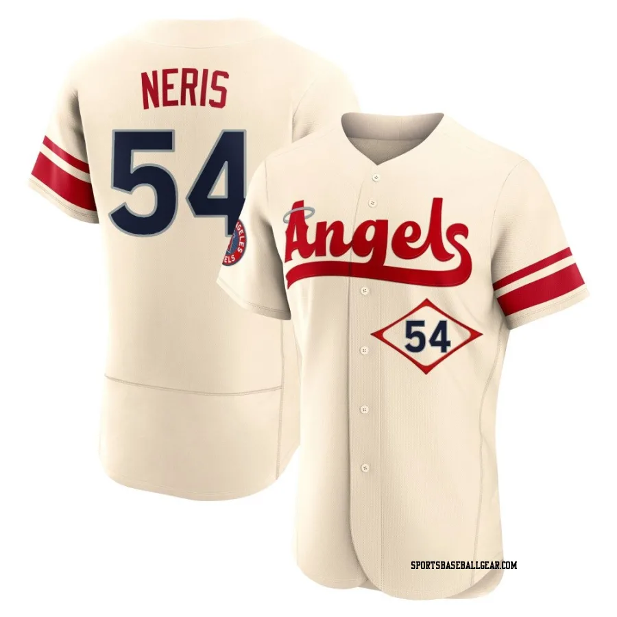 Hector Neris Men's Los Angeles Angels Cream Authentic 2022 City Connect Jersey
