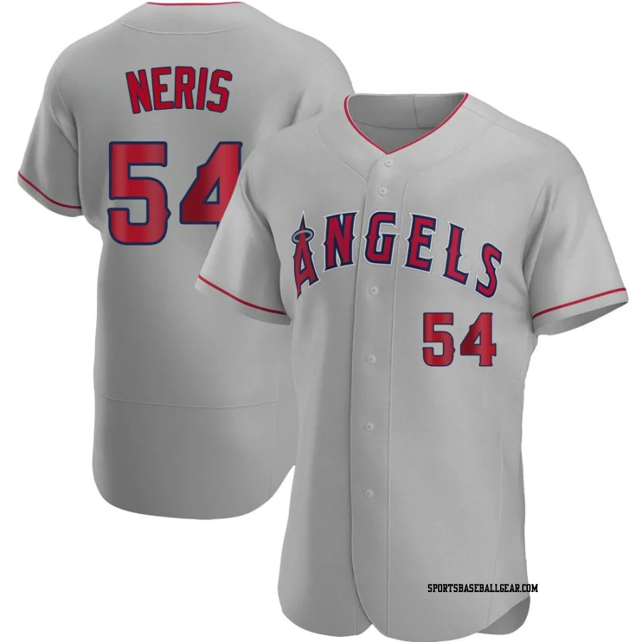 Hector Neris Men's Los Angeles Angels Gray Authentic Road Jersey
