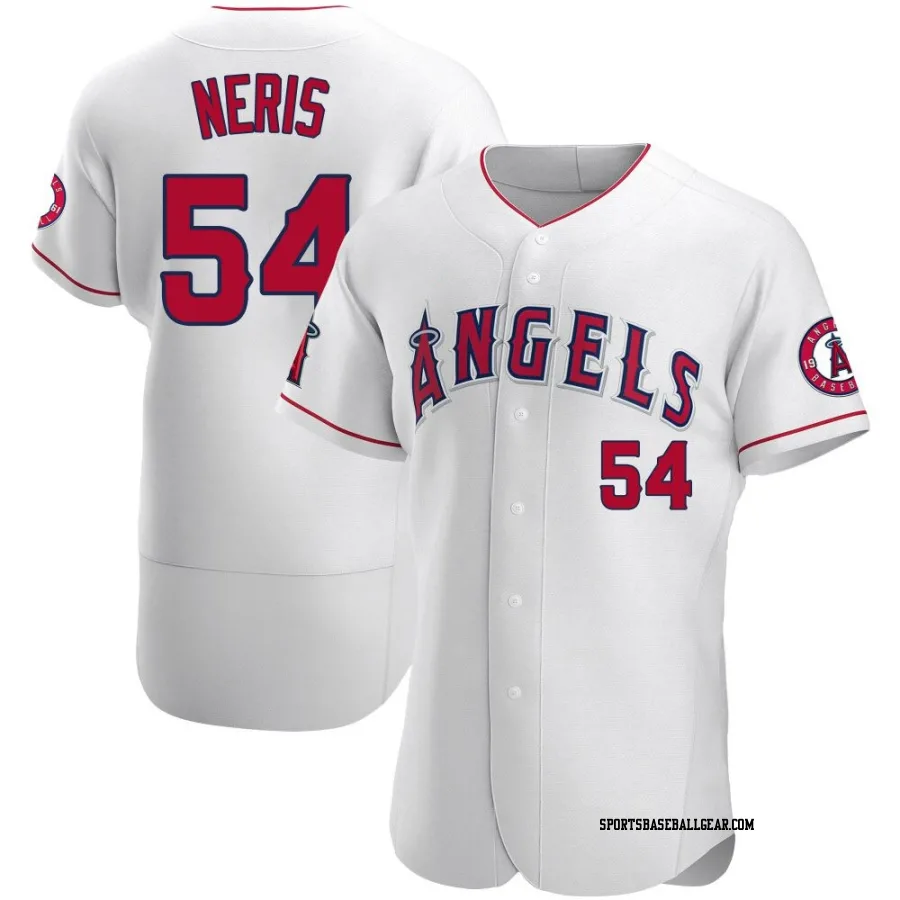 Hector Neris Men's Los Angeles Angels White Authentic Jersey